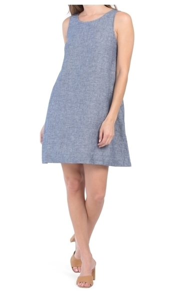 Cynthia Rowley Linen Trapeze Dress - Picture 1 of 5